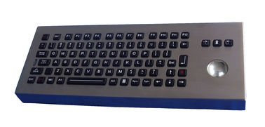 Teclado industrial de escritorio impermeable IP65 con el teclado del Trackball/del rollerball