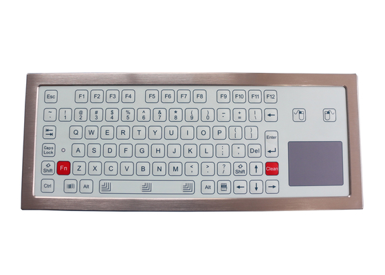 La membrana de la placa de acero construyó sólidamente las llaves IP68 del teclado 81 con el panel táctil